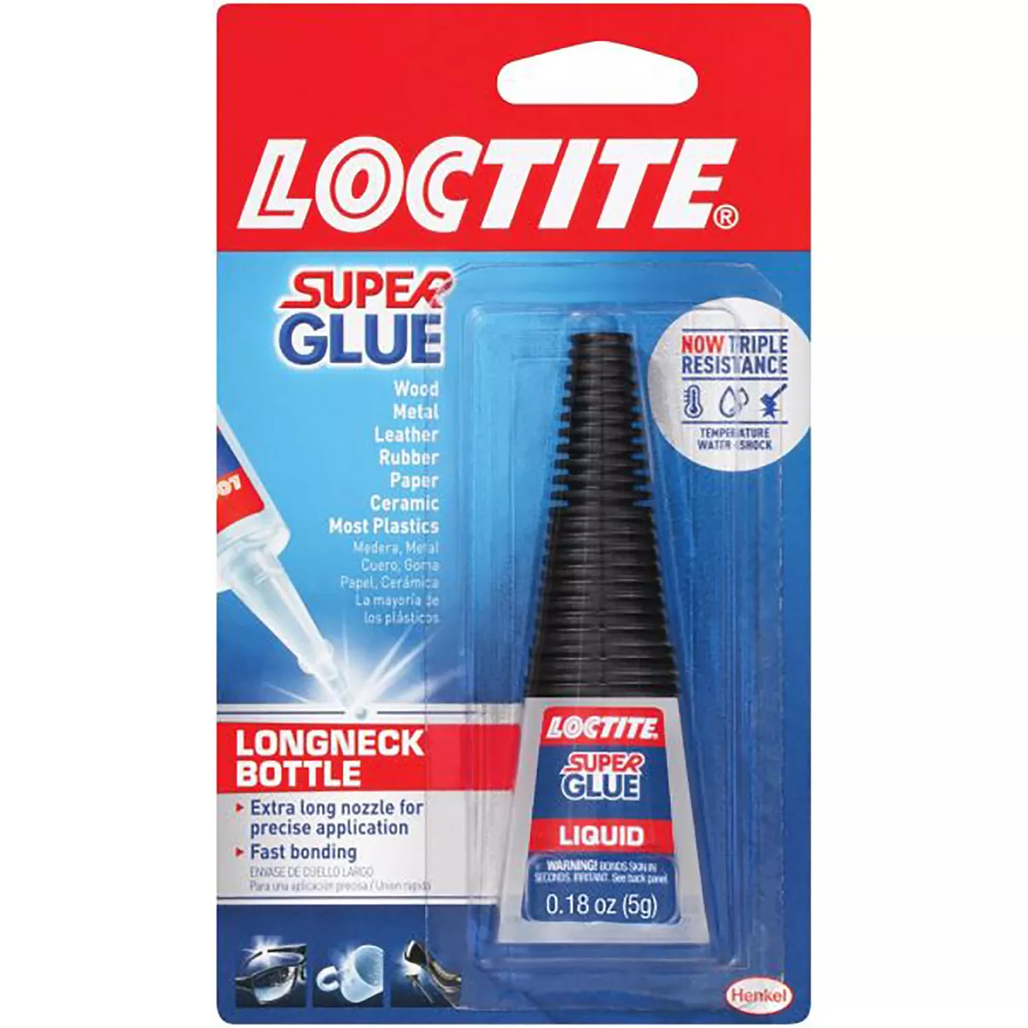 0.18 Oz. Liquid Super Glue Longneck Bottle – High Strength Adhesive