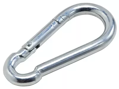 0.25″ Zinc-plated Safety Interlocking Spring Snap
