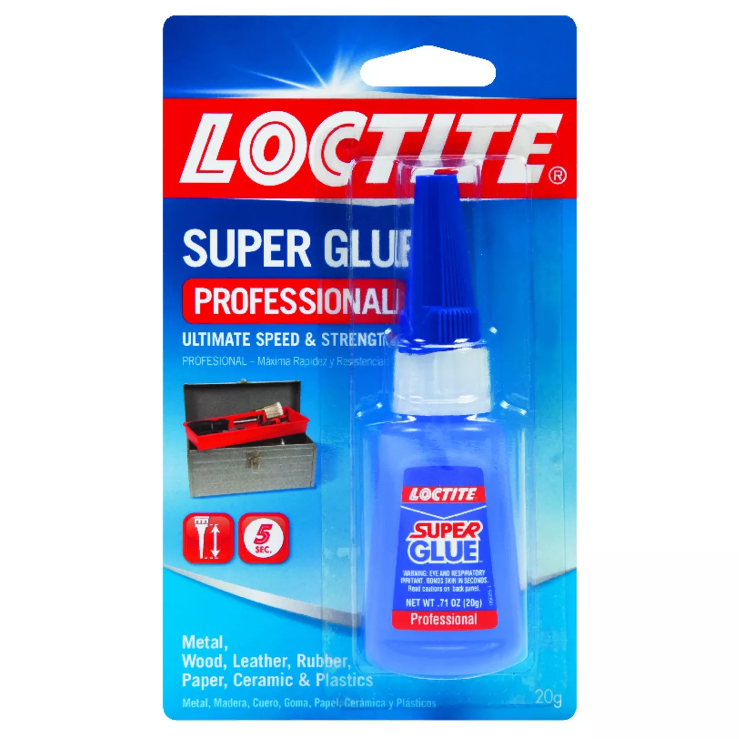 0.71 Oz. Professional Liquid Super Glue – High Strength Adhesive