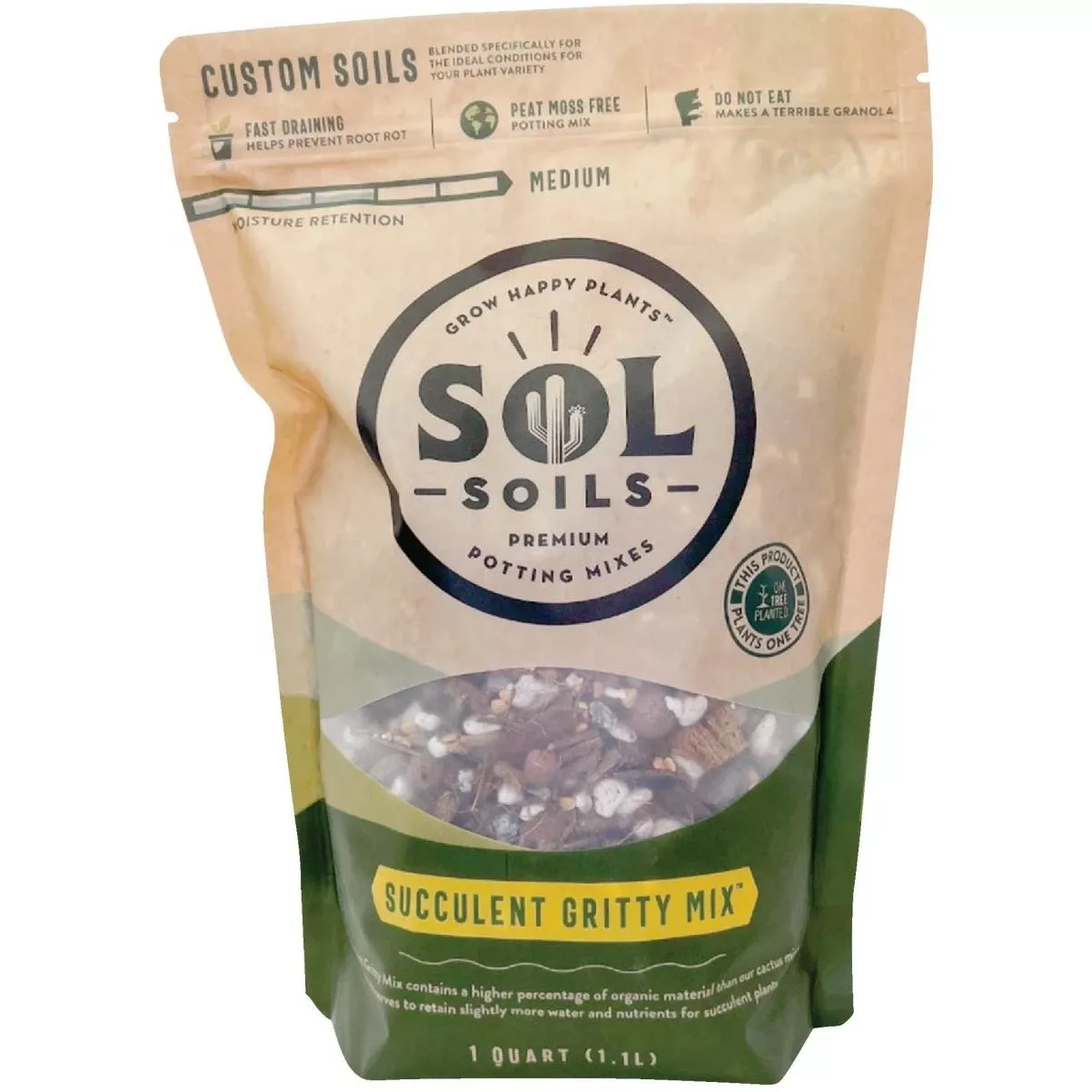 1 Qt Succulent Gritty Mix — Premium Growing Medium For Cacti & Succulents