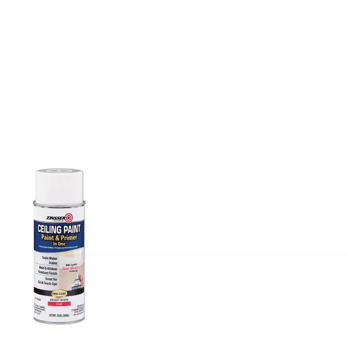 13 Oz. Bright White Ceiling Paint And Primer Spray