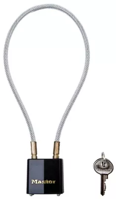14-inch Steel Cable Gun Lock With Laminated Steel Pin Tumbler Lock