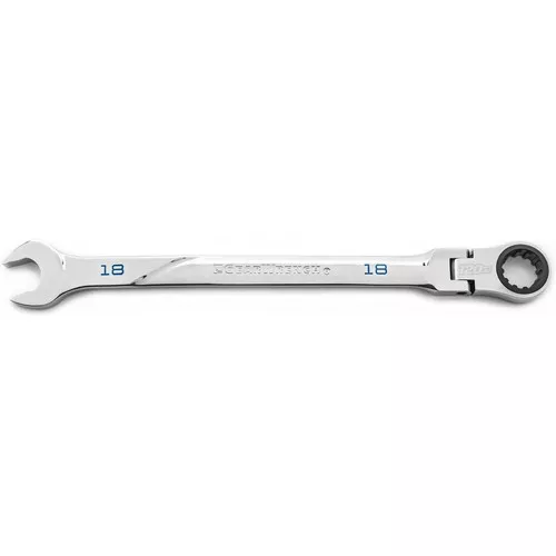 18mm 120XP™ Universal Spline XL Flex Head Ratcheting Combination Wrench