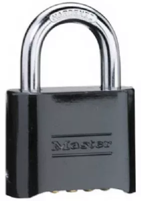 2" Solid Brass Combination Padlock With Resettable Dial