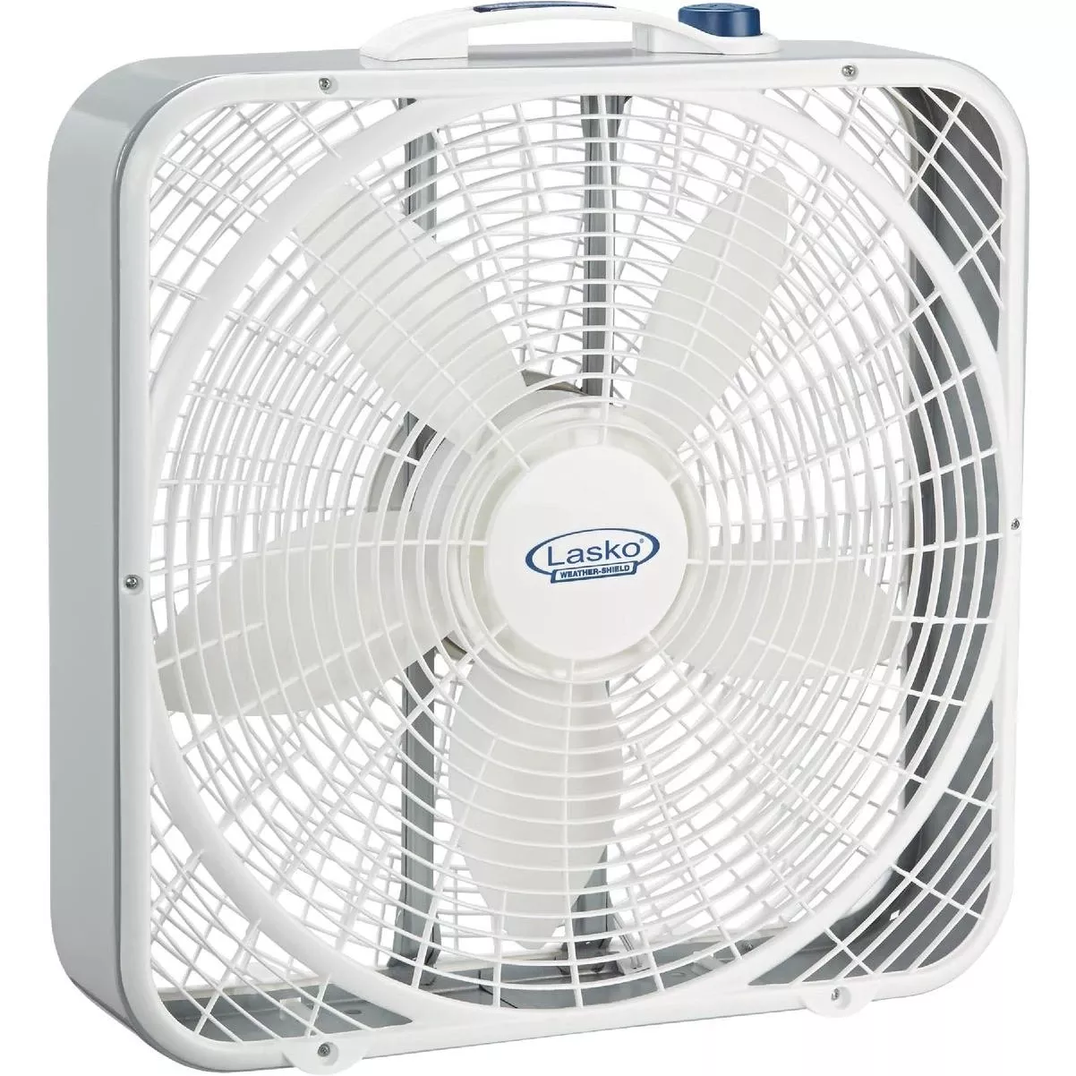 20 In. 3-speed White Weather-shield Performance Box Fan