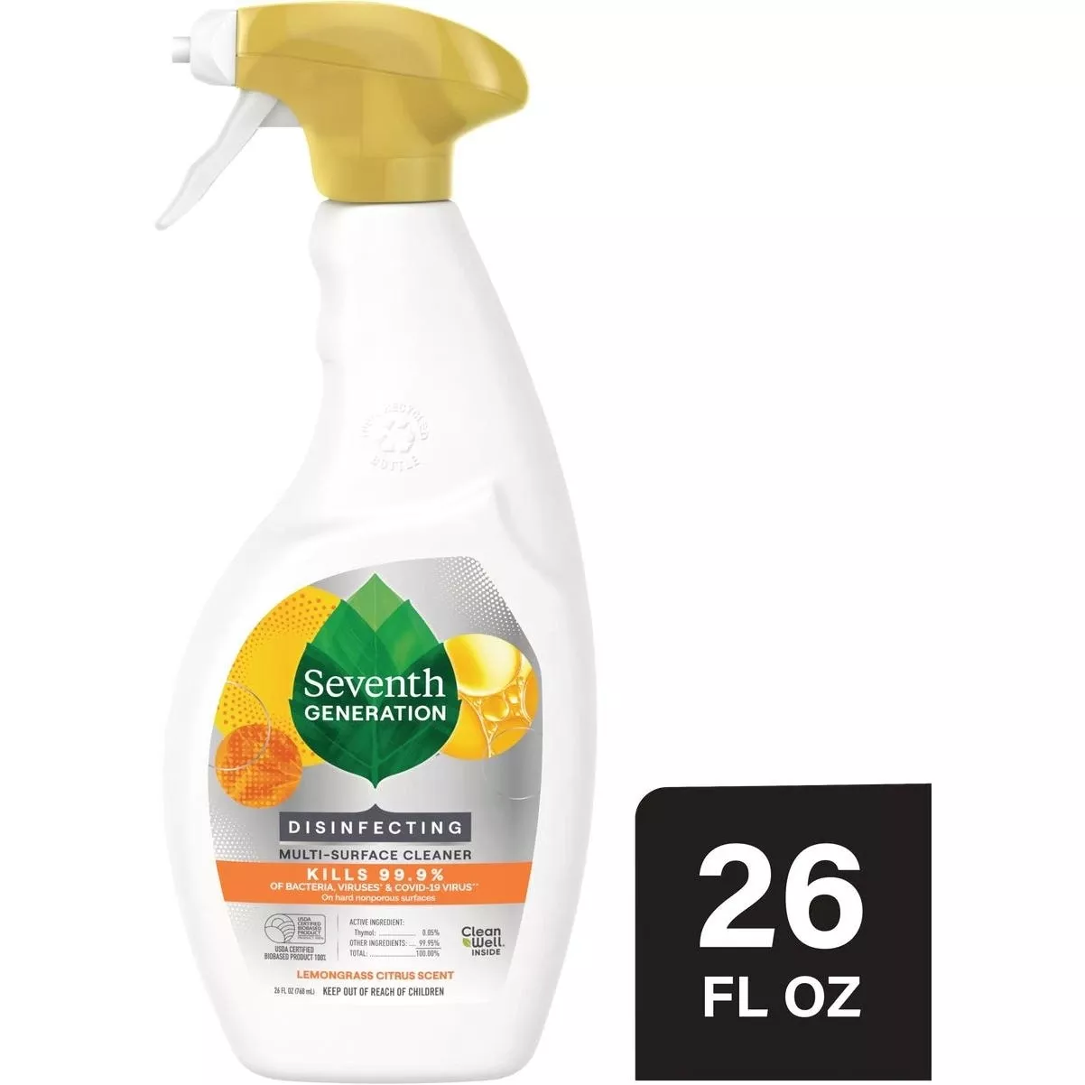 26 Oz. Lemongrass Citrus Disinfecting Multi-surface Cleaner