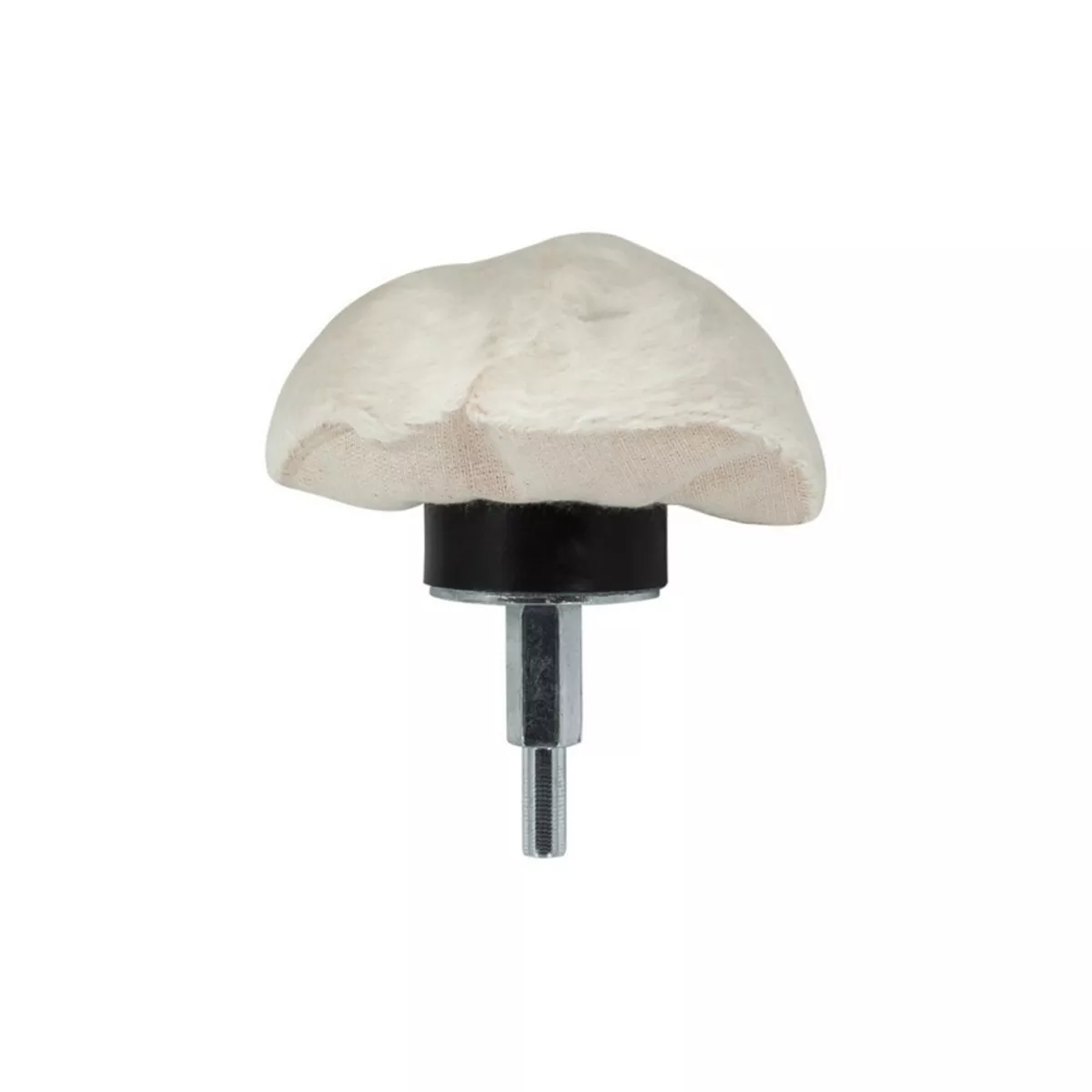 AES Industries 162-3P Mushroom Buff, 3 in Overall Dia, White