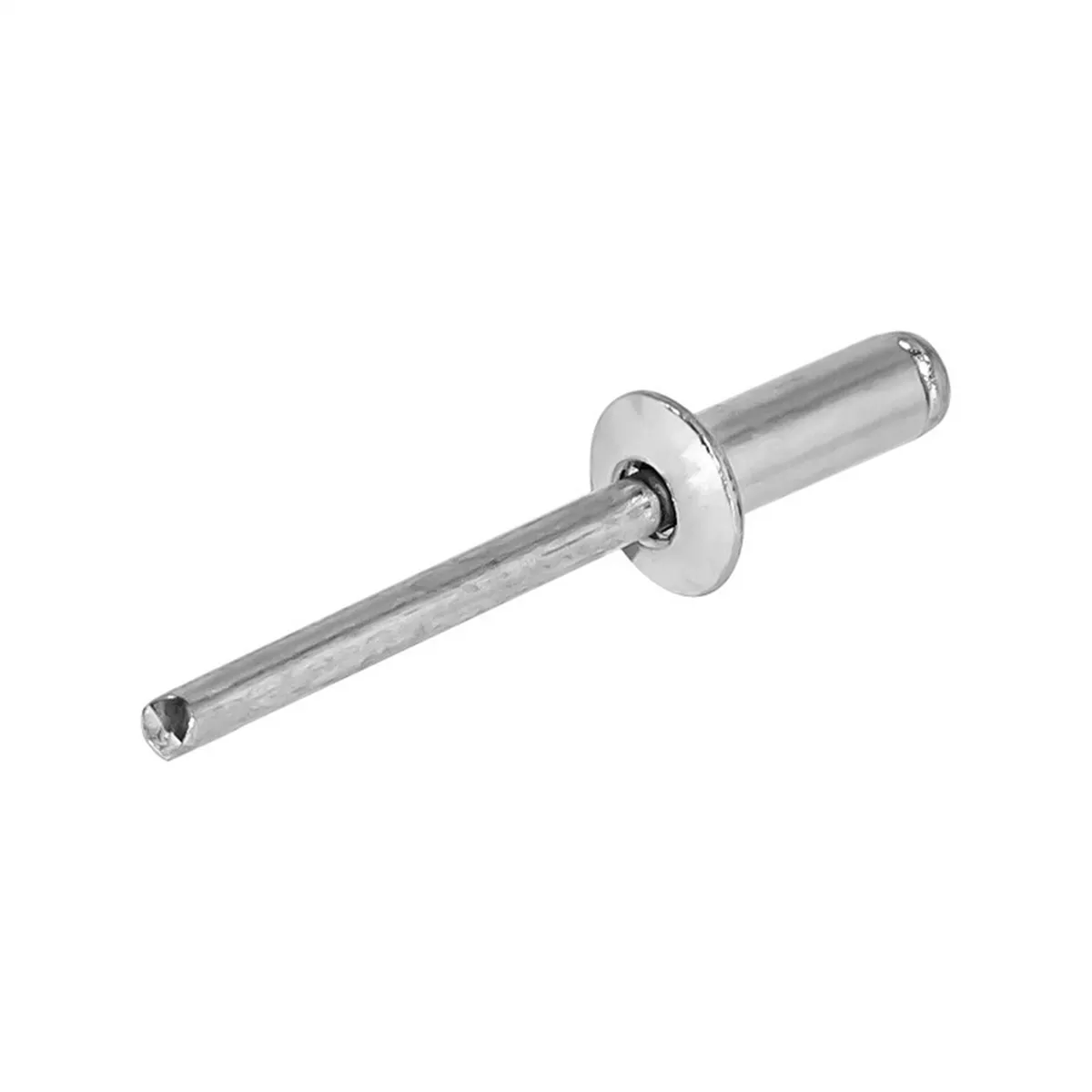 AES Industries 26548 Blind Pop Rivet with Mandrel, 1/4 in Dia x 1/2 in Grip Range, Aluminum
