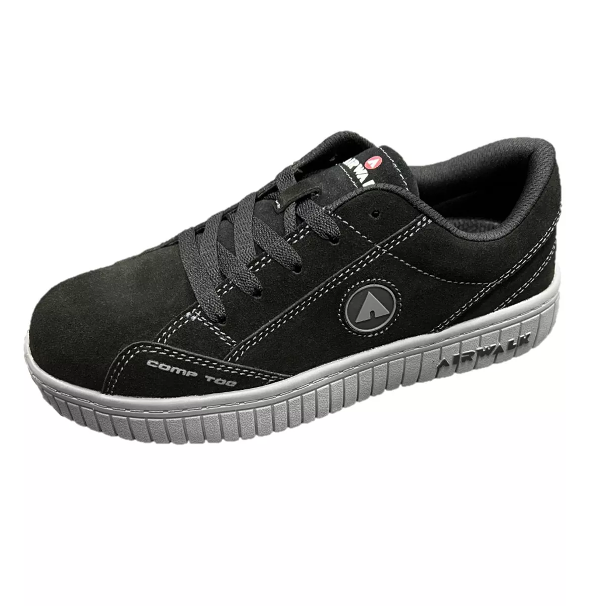 Airwalk AIRWALK - SD10 CAMINO Series - Men's Low Top Shoe - SD10|CT|SR - Black/Gray - Size: 10.5M