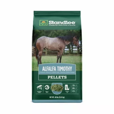 Balanced Alfalfa & Timothy Pellets – 40 Lbs Nutritious Feed