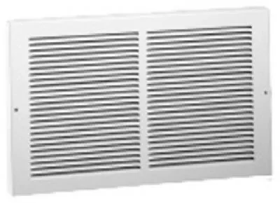 Baseboard Return Grille, Steel, White, 14 X 6-inch, Model 375w14x6