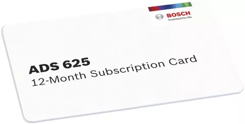 Bosch 3970-SUB ADS 625 12-Month Software Subscription