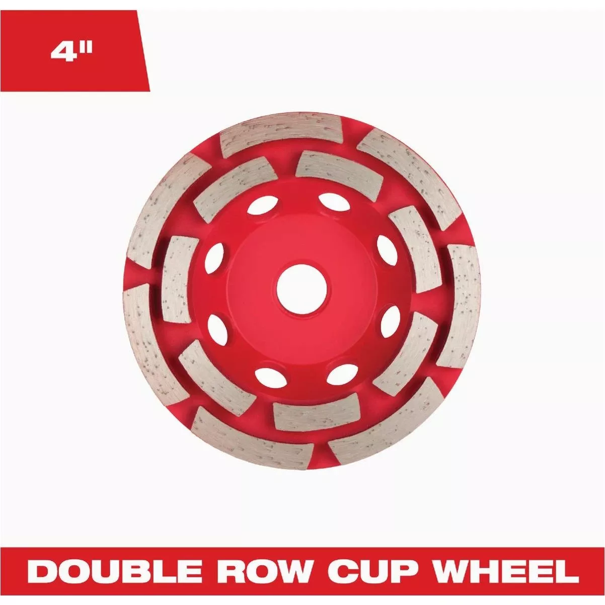 Diamond Max 4 In. Double Row Diamond Cup Wheel