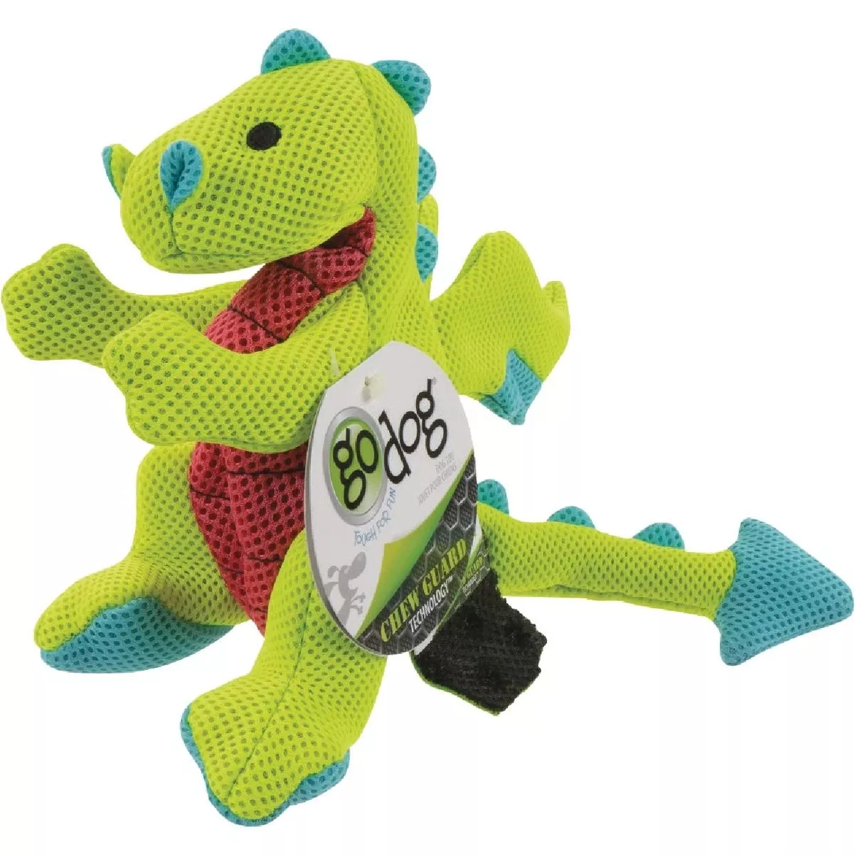 Dragons Small Green Squeaky Plush Dog Toy