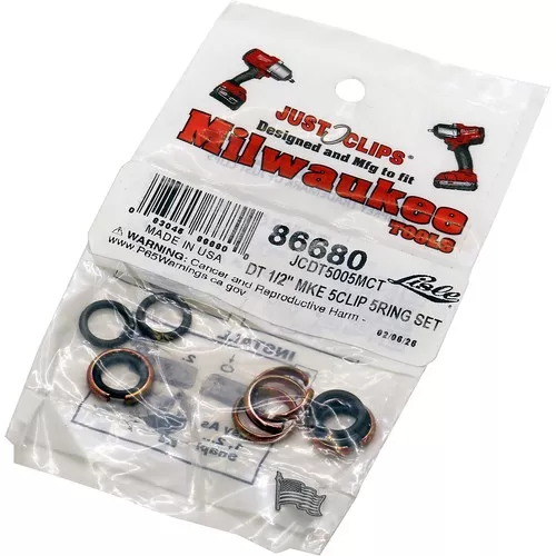 DT 1/2-inch MKE 5 Clip & 5 Ring Set