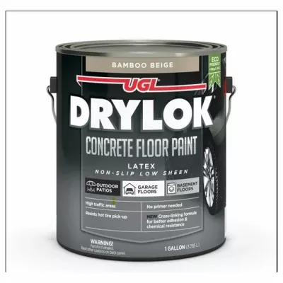 Durable Bamboo Beige Concrete Floor Paint With Non-slip Finish