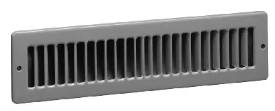 Durable Brown Steel Toe Kick Vent Grille 10×2 Inches