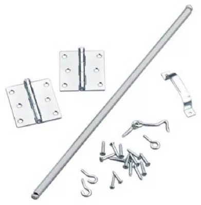 Durable Cadmium Screen Door Hardware Set For Light Doors