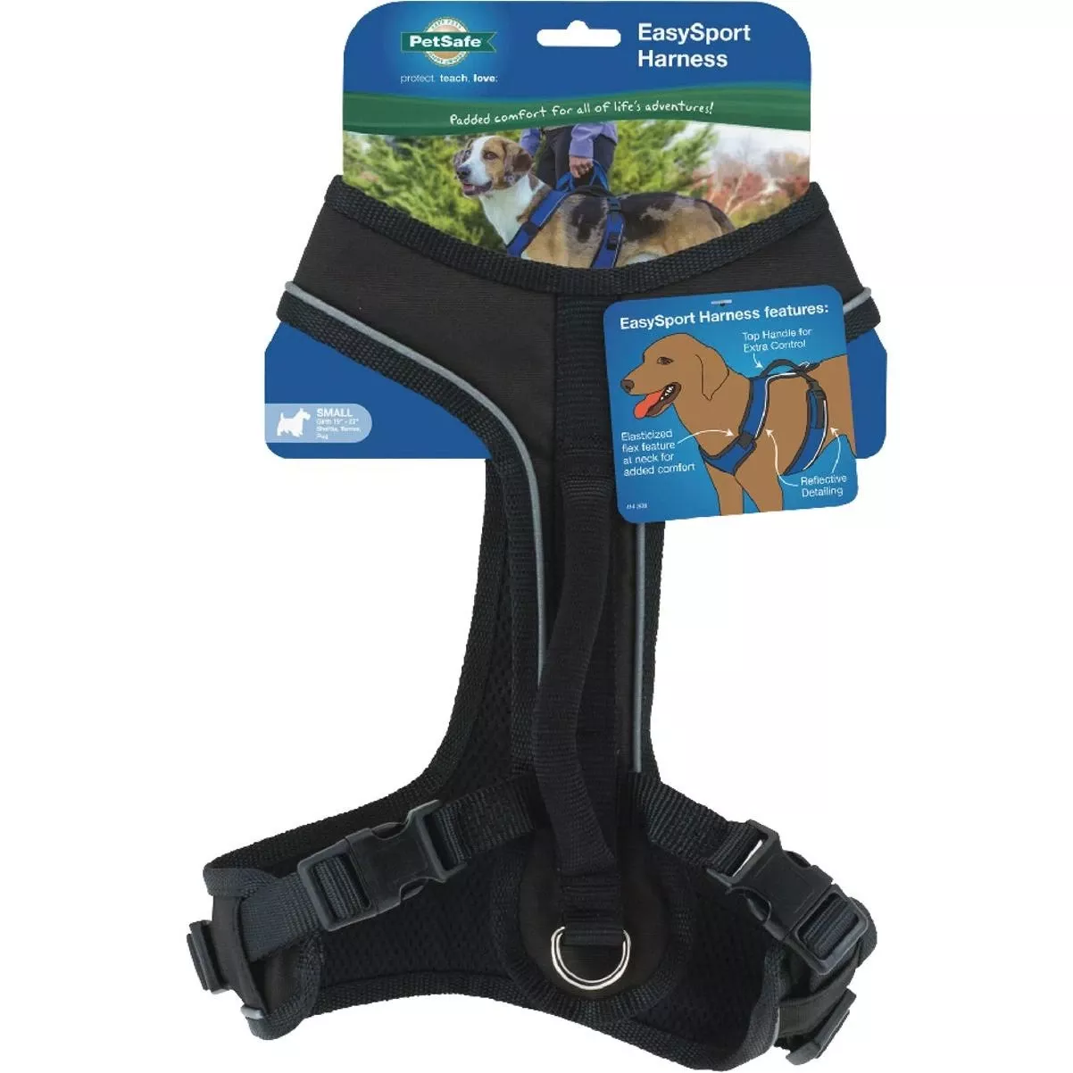 Easysport Small Black Dog Harness