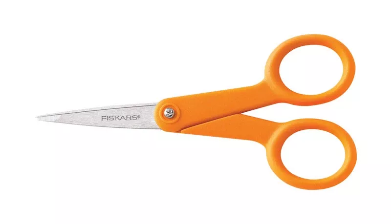 Fiskars 5-inch Stainless Steel Micro-tip Scissors For Sewing And Embroidery