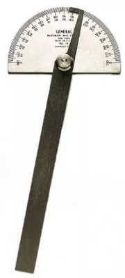General Tools Round Head Stainless Steel Angle Protractor (18)