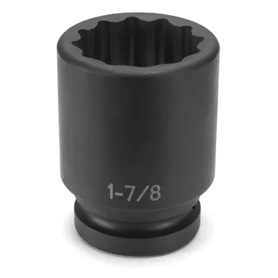 Grey Pneumatic 1" Drive x 3-7/8" Deep Impact Socket 12pt (4324D)