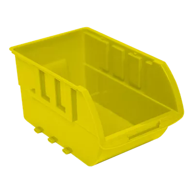 Homak Large Yellow Plastic Tool Storage Bin (HA01001595)