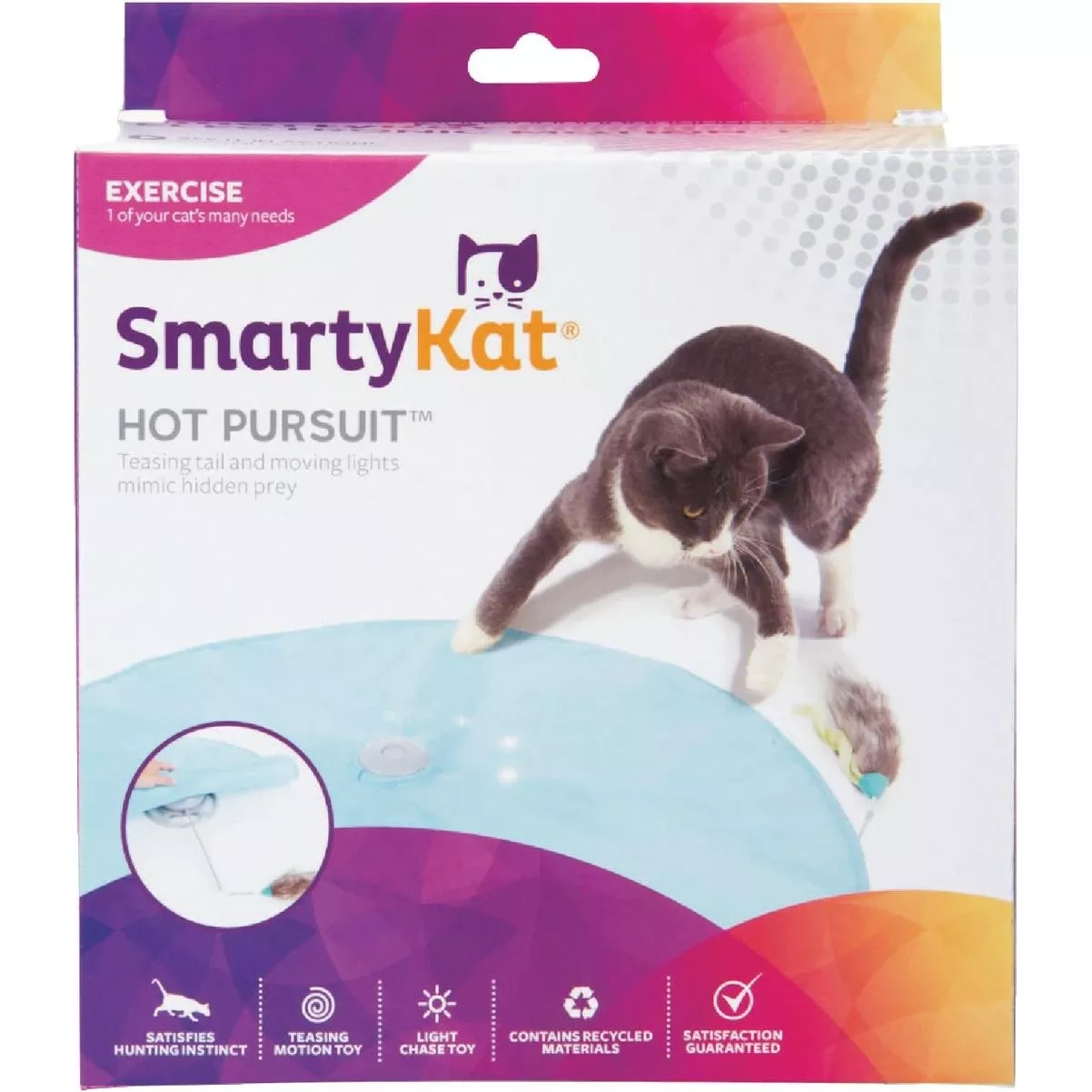 Hot Pursuit Electronic Concealed Motion Electronic Motion Cat Toy