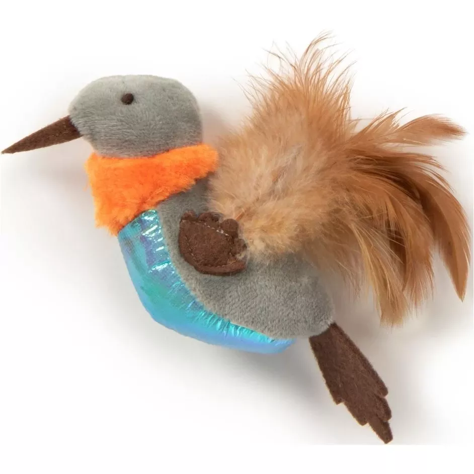 Hum Singer Hummingbird Cat Toy – Interactive Feathers & Sounds