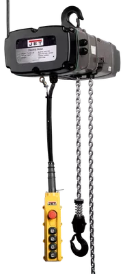 Jet TS050-015 460V 1/2T Electric Hoist w/Trolley & 4BTN PEND (144002K)
