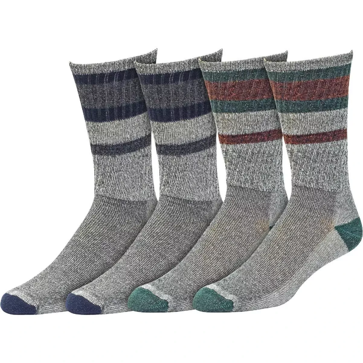 Men's Merino Wool Boot Crew Sock (6-pack)