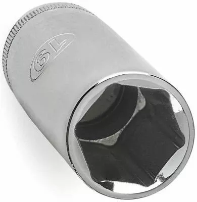 Metric Deep Socket, 6-point, 1/2-inch Drive, 19mm