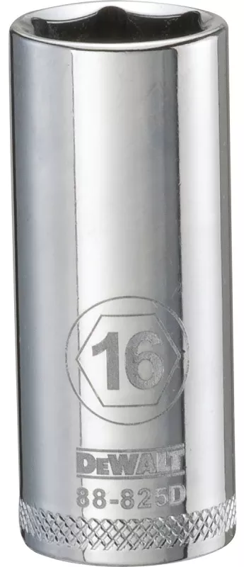 Metric Deep Socket, 6-point, 3/8-inch Drive, 16mm