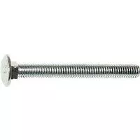 Midwest Fastener 01051 Carriage Bolt, 1/4-20 in Thread, NC Thread, 1 in OAL, Zinc, 2 Grade