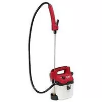 Milwaukee 2528-21G1 Handheld Sprayer Kit, 1 gal, HDPE Tank, 17 ft Spray Range, 48 in L Hose