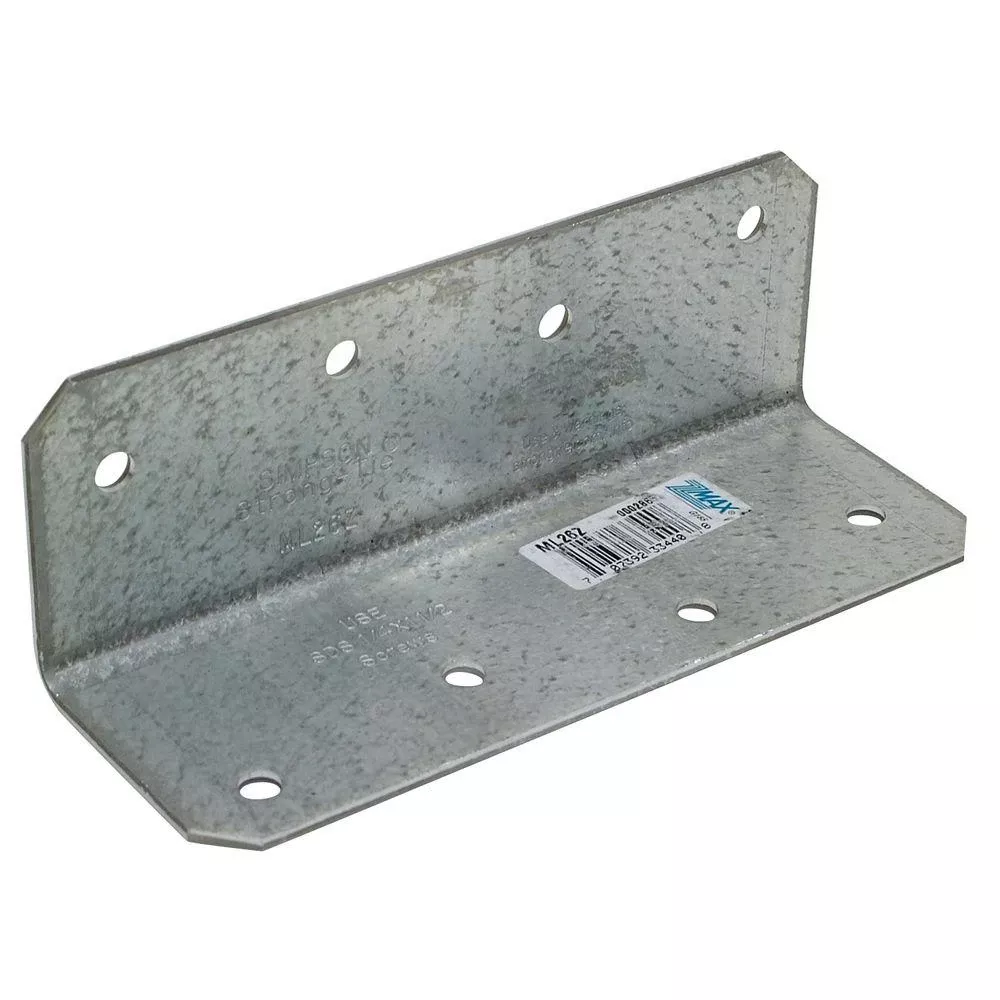 Ml26z 2 In. X 6 In. 12-gauge Zmax Galvanized Medium L Angle
