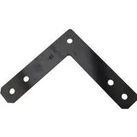 National Hardware 1177BC Series N266-475 Corner Brace, 12 in L, 2-1/2 in W, 12 in H, Steel, 3/16 in Thick Material