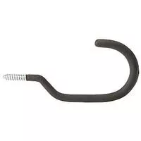 National Hardware 2125BC Series N112-028 Bicycle Hook, 50 lb, Steel, Black
