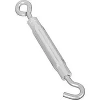 National Hardware 2172BC Series N221-887 Turnbuckle, 215 lb Working Load, 3/8-16 Thread, Hook, Eye, 10-1/2 in L Take-Up