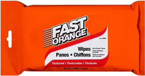 Permatex Fast Orange Hand Cleaner Wipes 25 Count (25050)