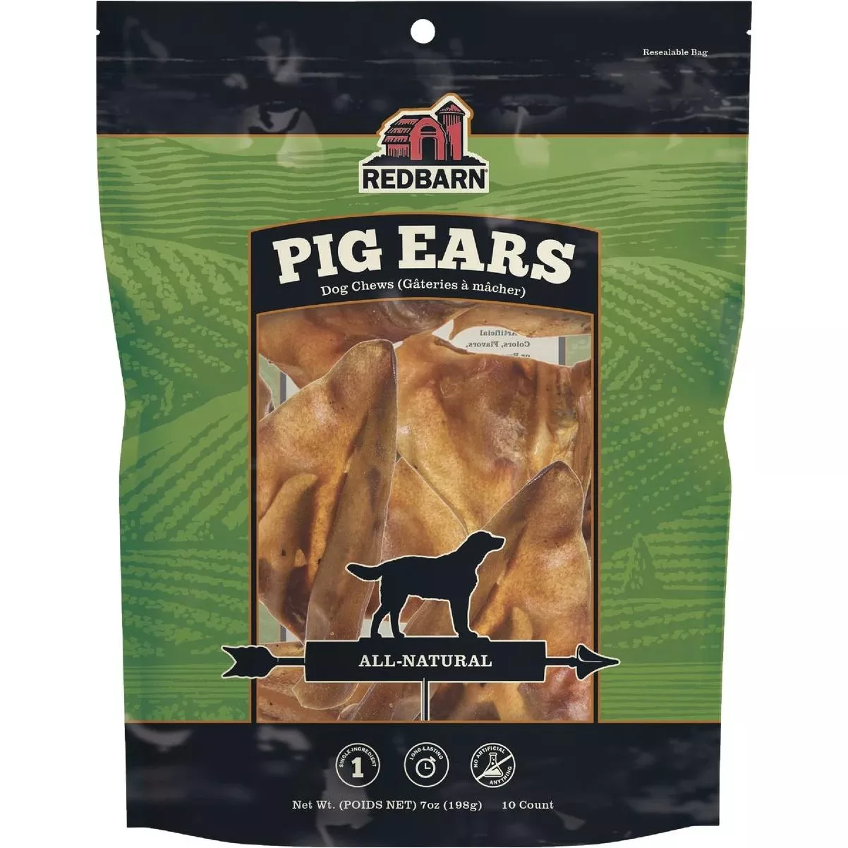 Pig Ear Dog Treat (10-pack)