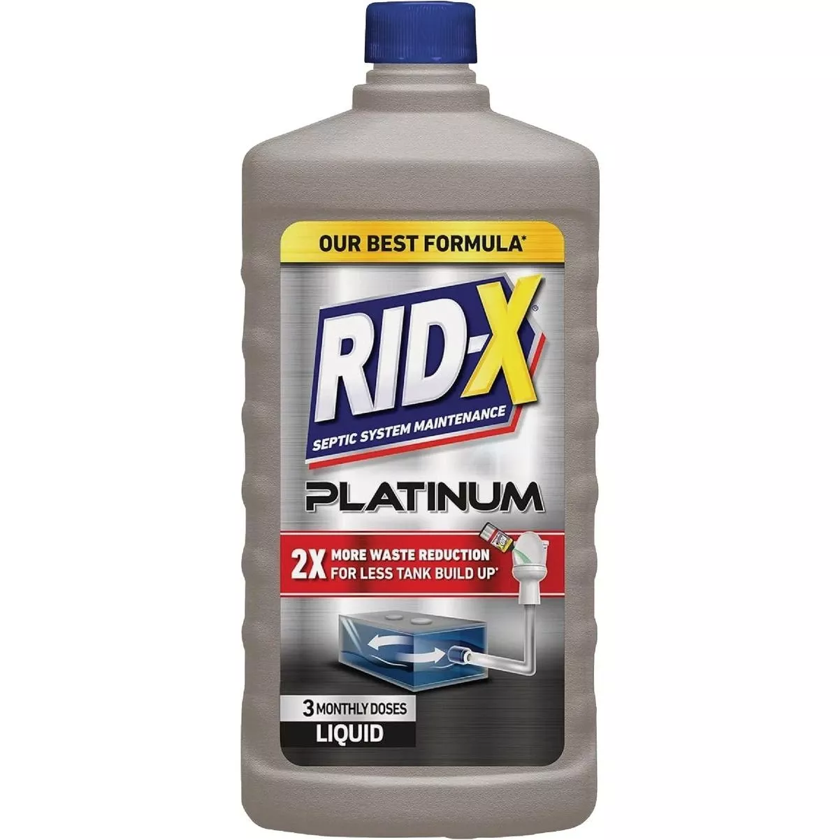 Platinum 24 Oz Septic System Treatment — Enzyme & Bacteria-based Maintenance