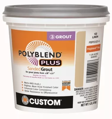 Polyblend Plus Sanded Grout - Linen, 1 Lb