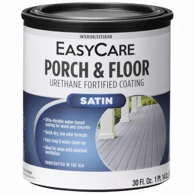 Porch & Floor Interior/exterior Coating, Urethane Fortified, Satin Finish, 1 Quart