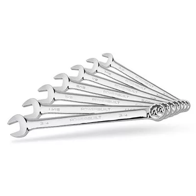 Powerbuilt SAE Long Pattern Combination Wrench Set (640436)