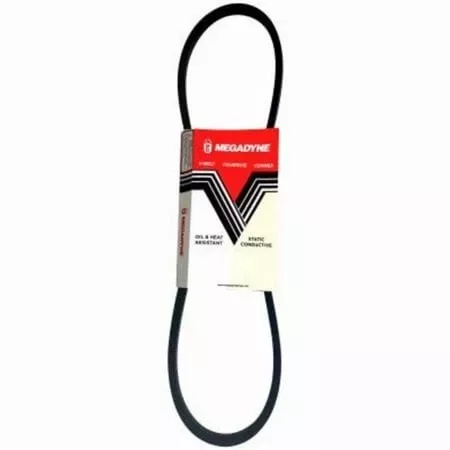 Rubber Industrial V-belt, 1/2 X 89 Inch For Light-duty Applications