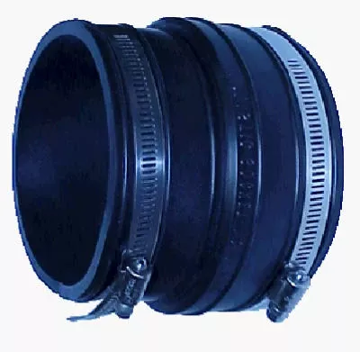 Rubber Pipe Fitting Flexible Coupling 6 X 6 Inches For Concrete Applications