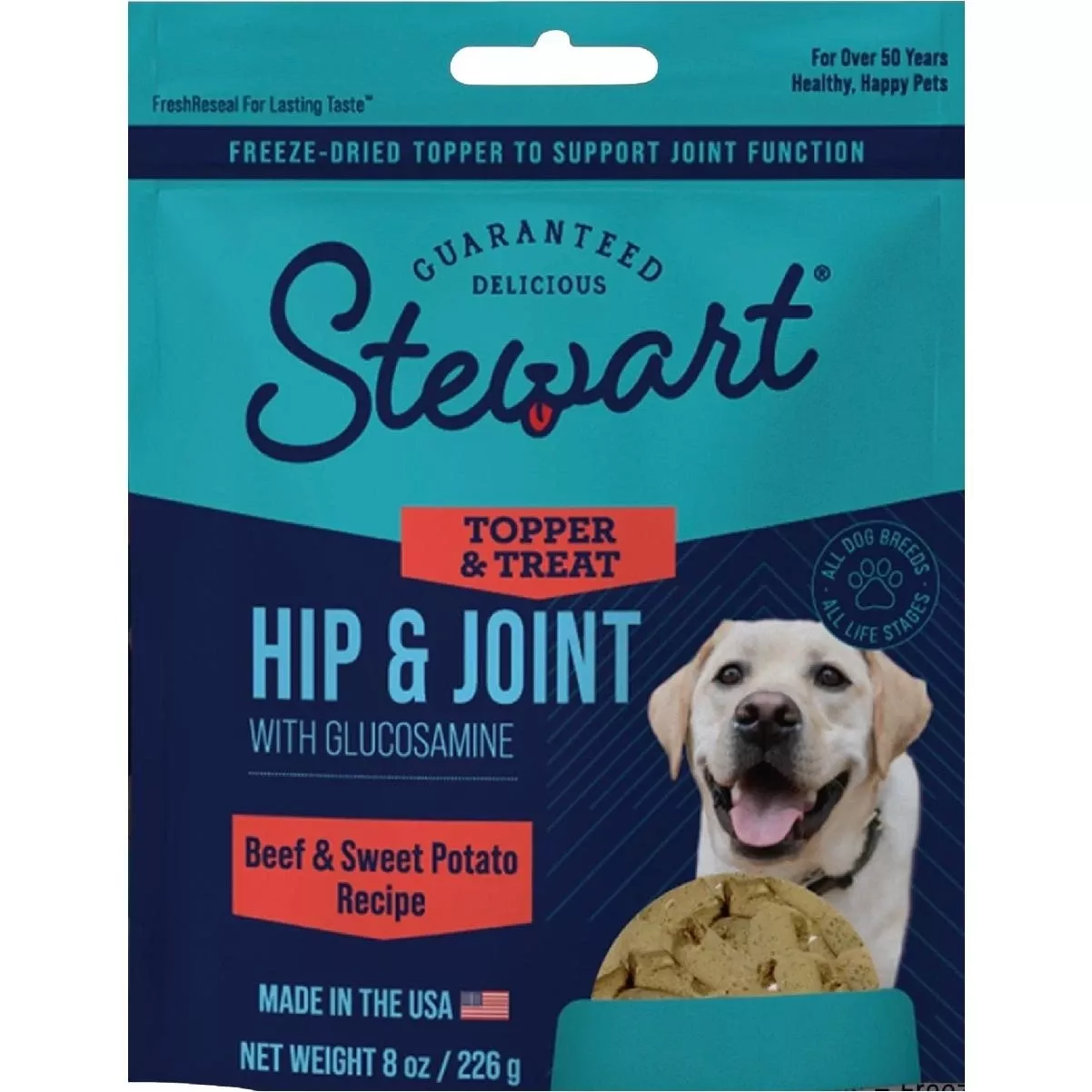 ‘s Hip & Joint 8 Oz. Beef Freeze Dried Dog Food Topper
