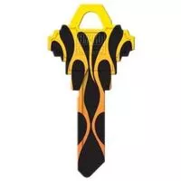 SC1-18 KEYBLANK FLAMES - Case of 10