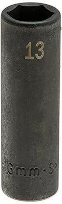 SK Tools 3/8-Inch Drive Deep Impact Socket, 13mm (8933)